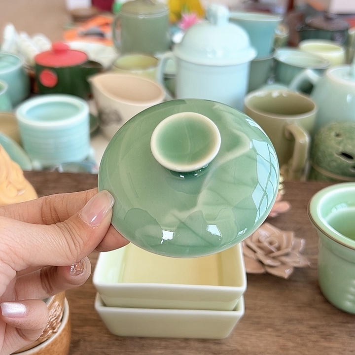 小米茶器龙泉青瓷