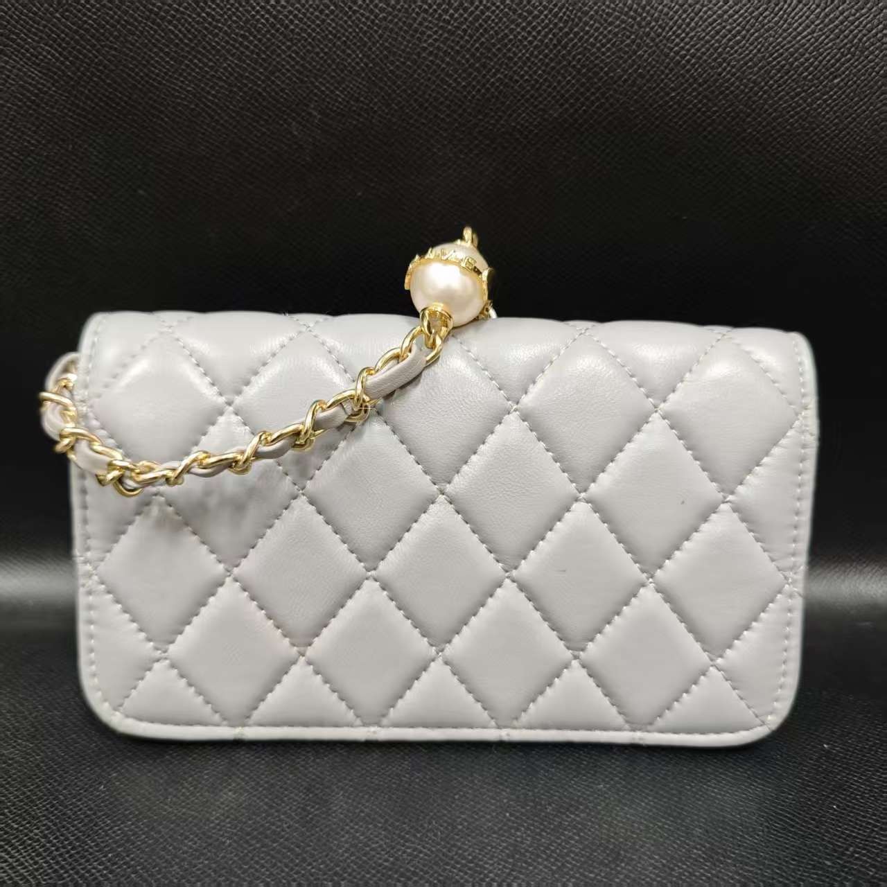 SMVP · 高定奢品 时尚潮流打造真皮女士包时尚小包 0477 灰色钱包