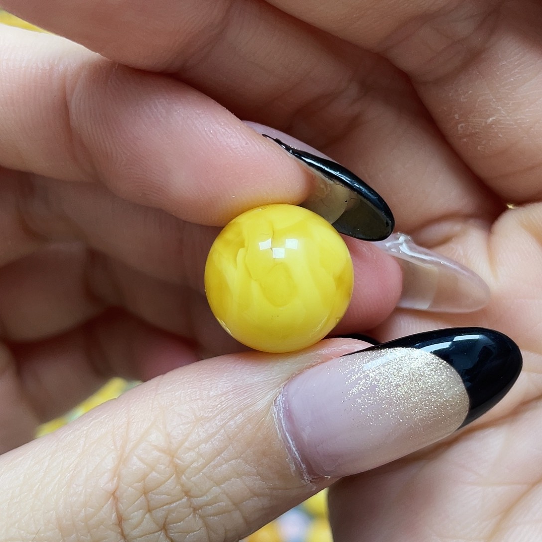 琥珀珠宝奇石未镶嵌15.5mm福利款