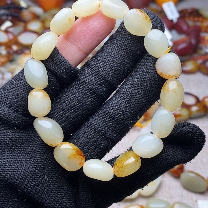 ~***～和田玉未镶嵌手链