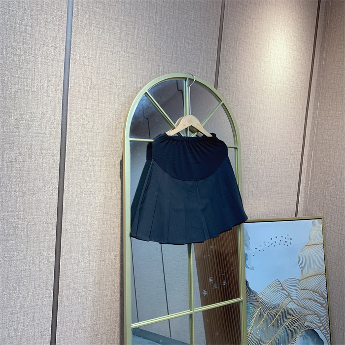 FF028黑色孕妇裙子M90-120L130XL140XXL150
