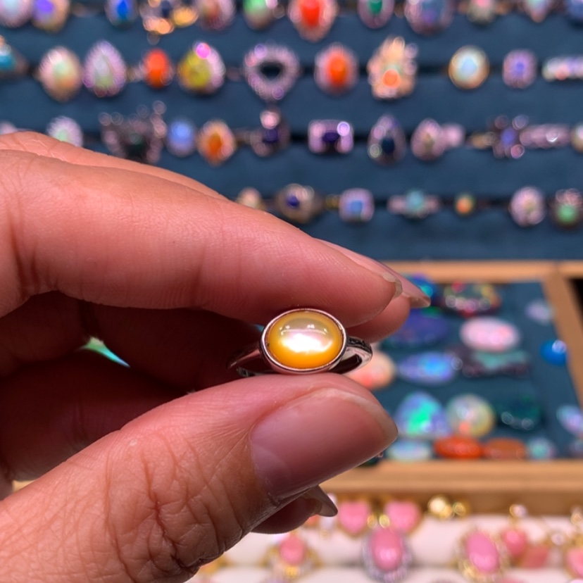 【闪购商品】欧泊戒指款式银S925镶嵌