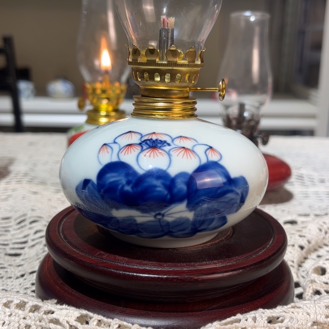 摆件景德镇陶瓷香薰灯