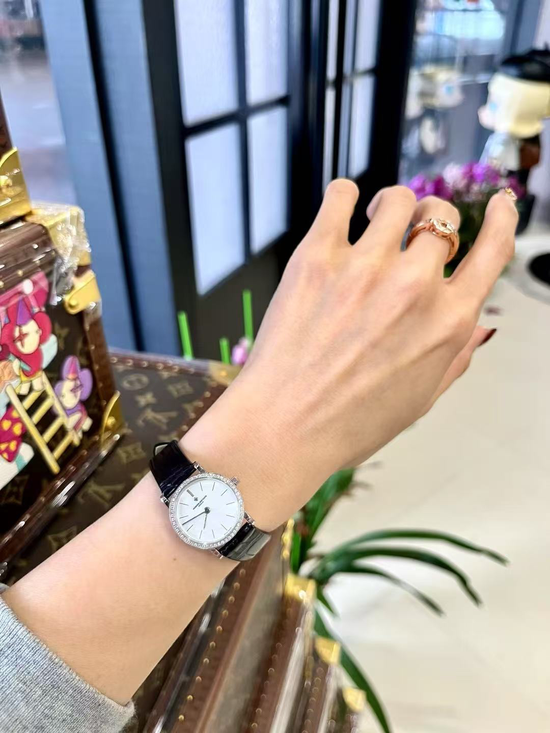 95新 Vacheron Constantin/江诗丹顿 /23.5mm/18k金/原钻/石英