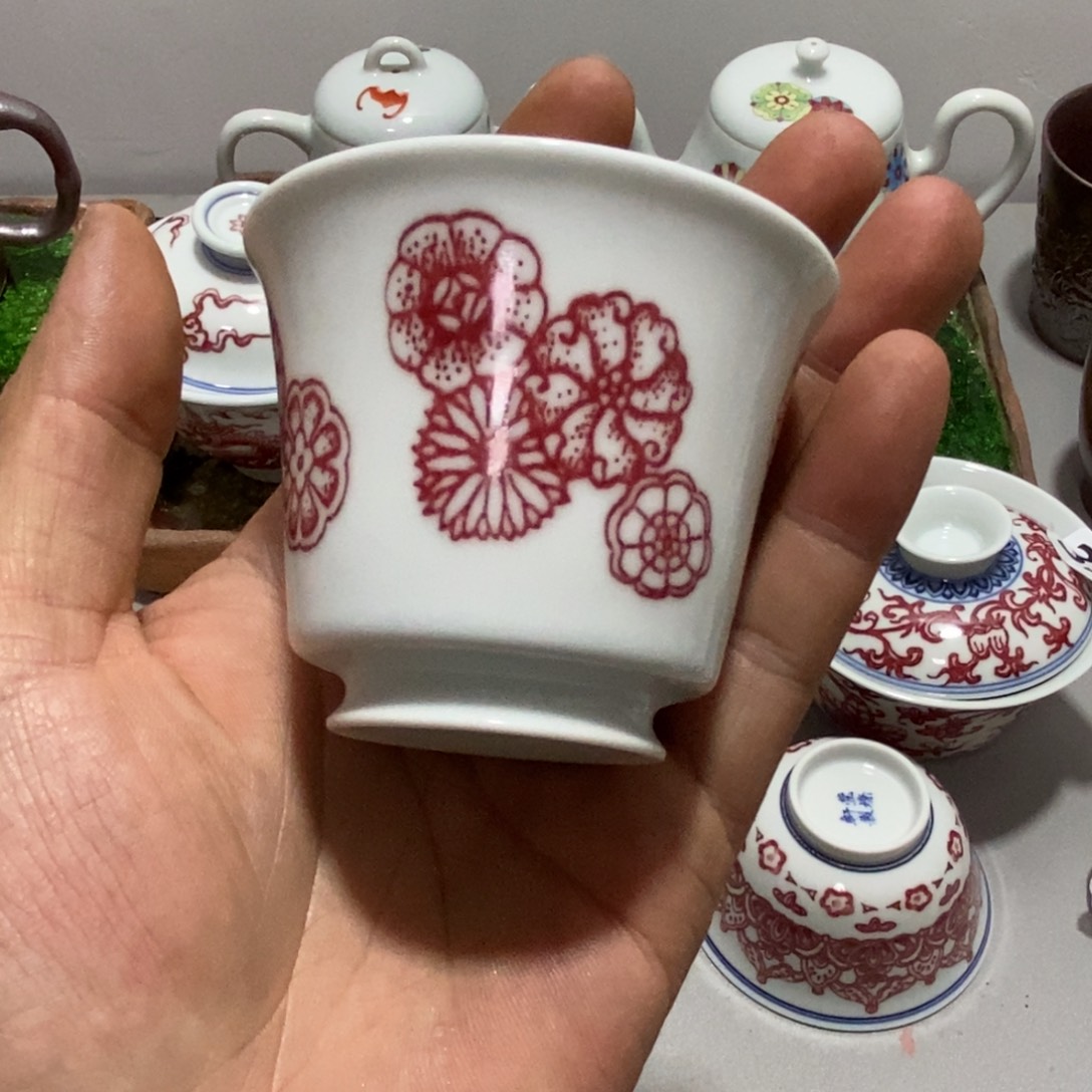 青花釉里红景德镇陶瓷手绘