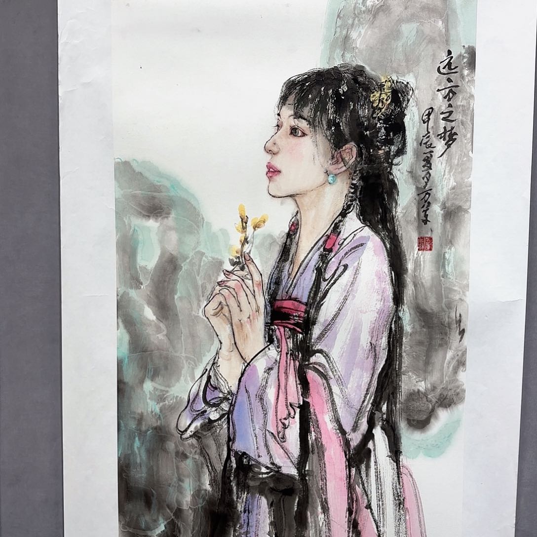 国画国画纯手绘作品请放心去藏