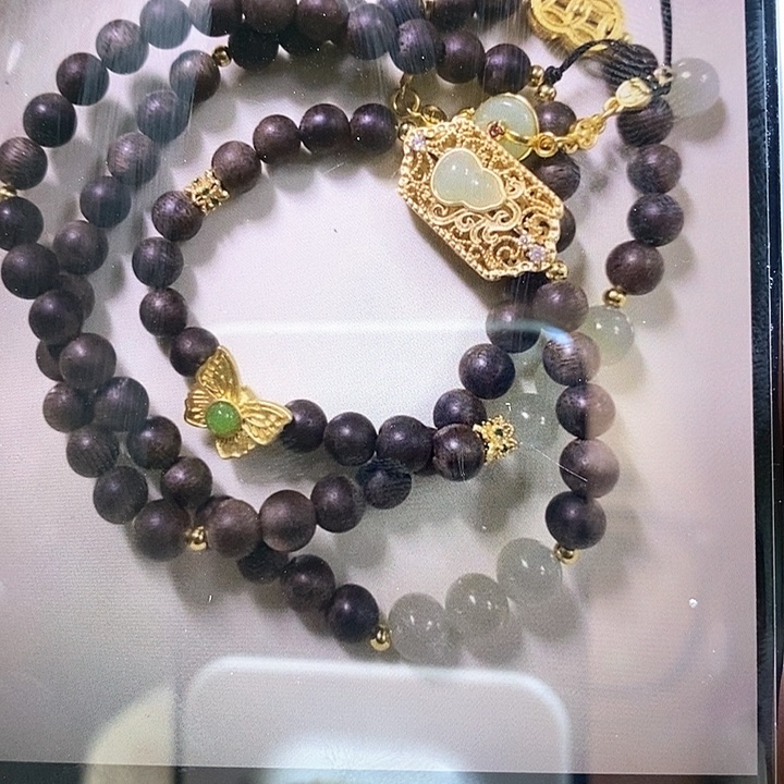 翡翠手链未镶嵌⑦***万能链99