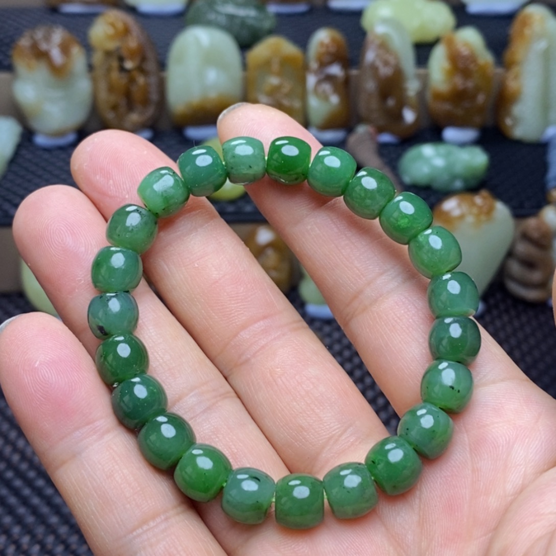 和田玉未镶嵌吊坠(不含链)