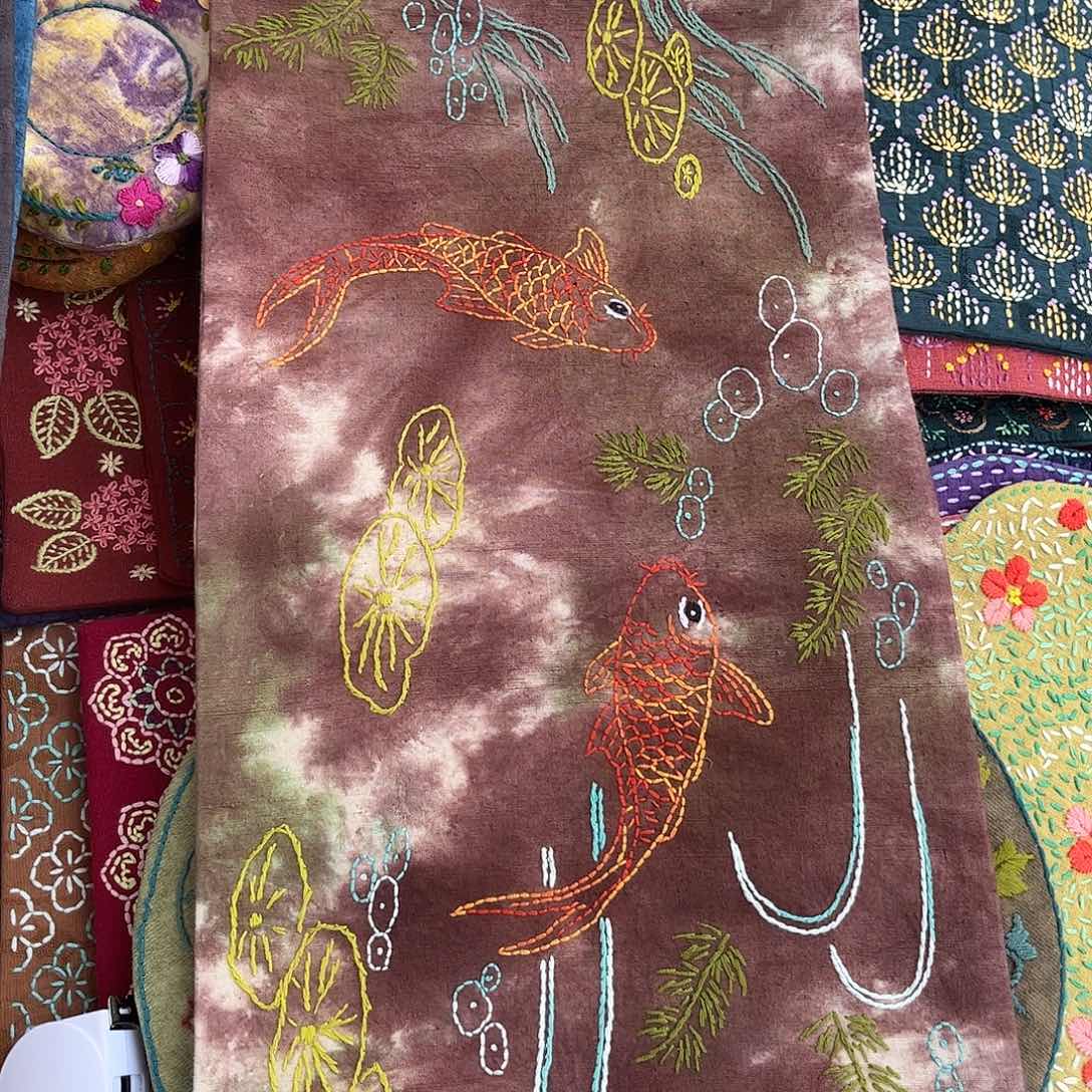 规格27.52刺子绣茶席