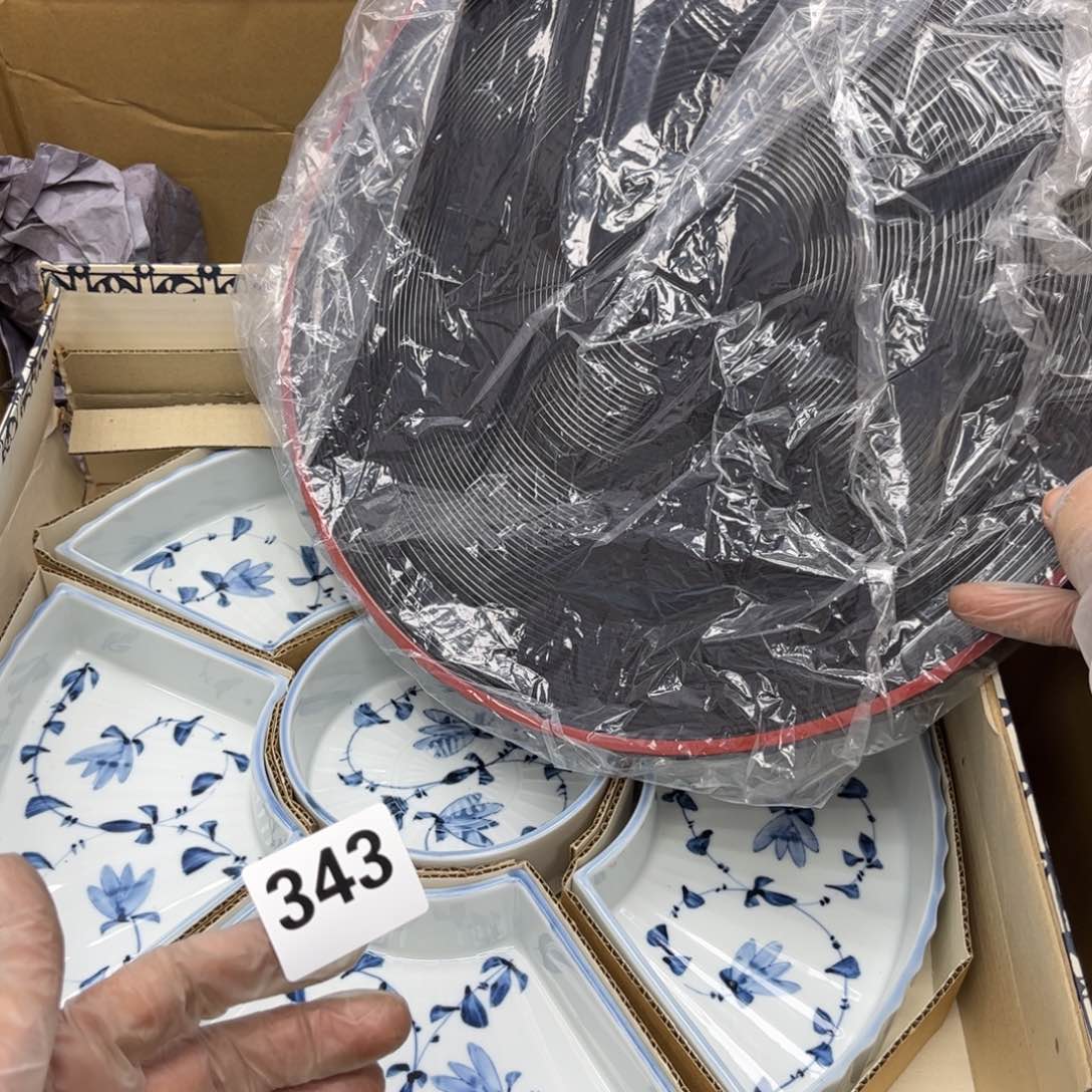 瓷片摆件工艺品摆件666 