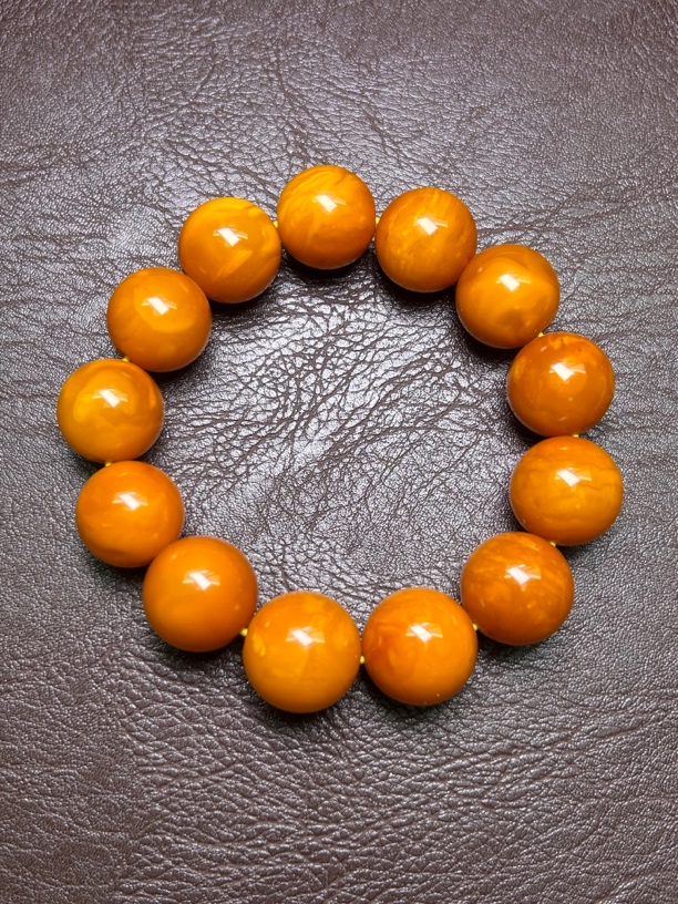 老蜡圆珠单圈手串