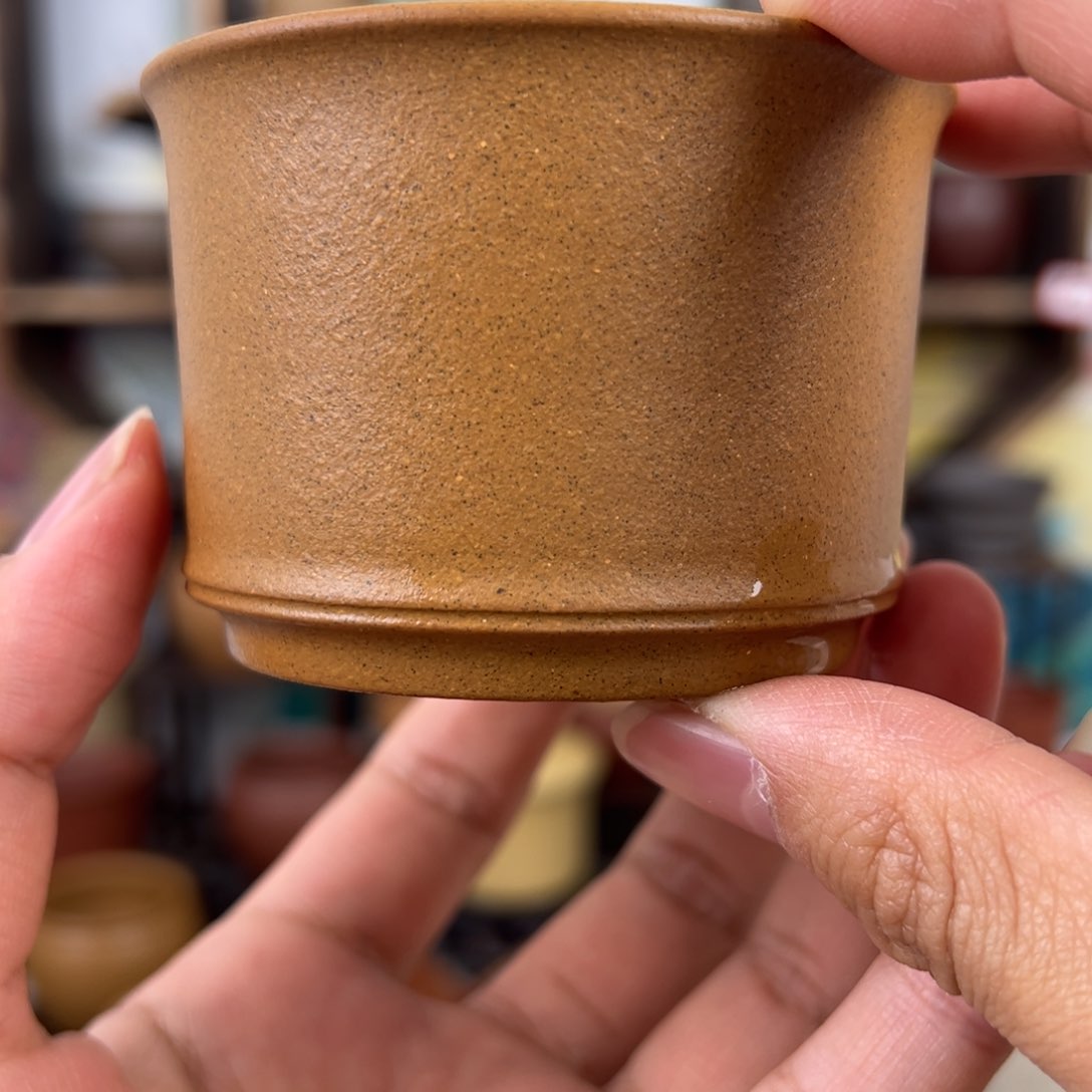 紫砂茶杯拙器甄选，纯原本矿。