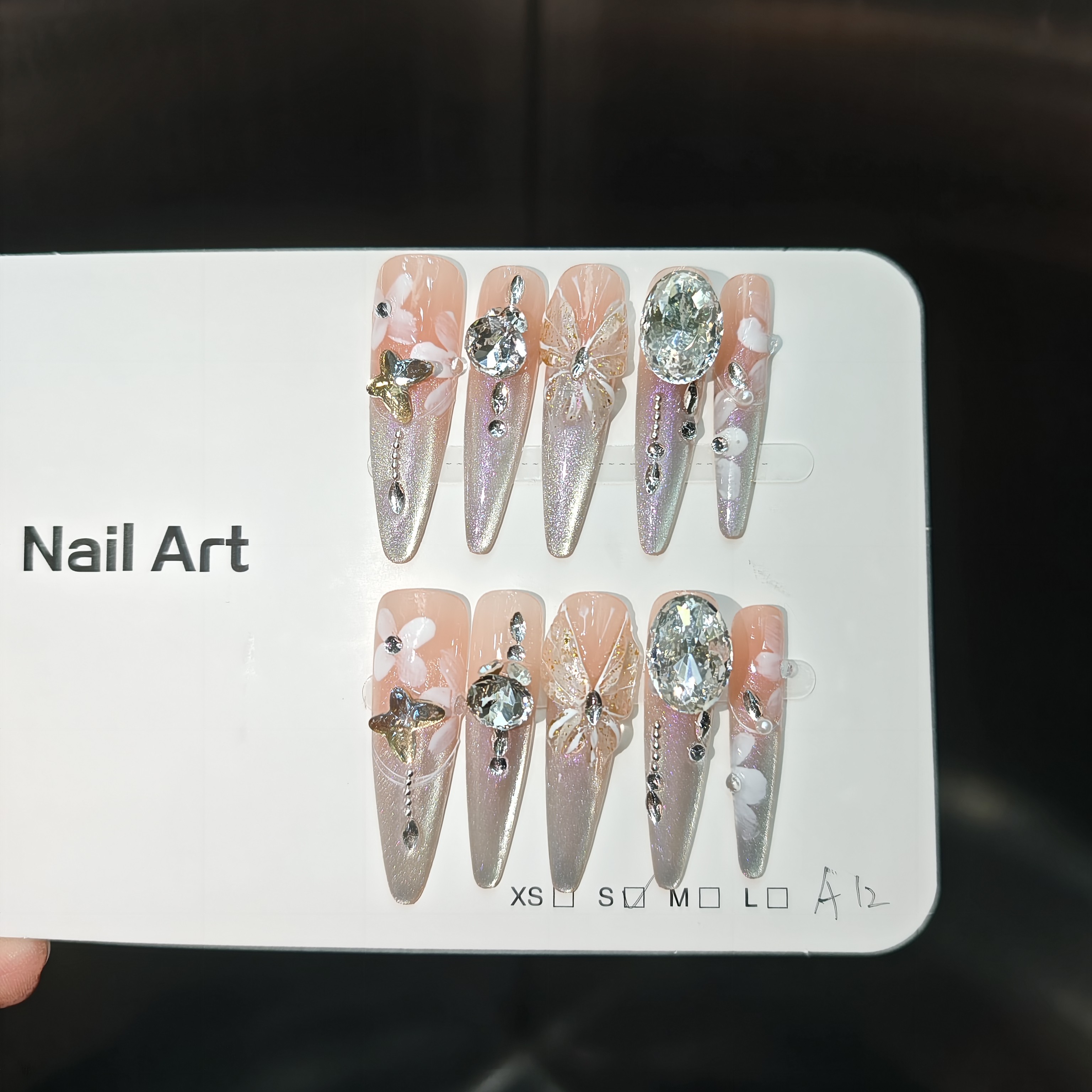 锆石穿戴甲图片款福利