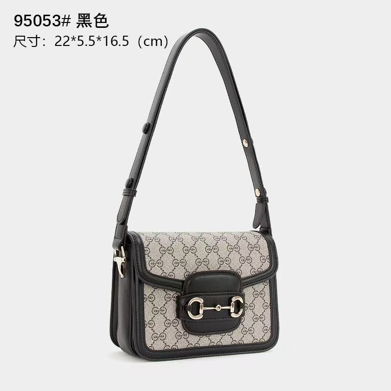 【LULU】ZT-95053-黑色RAIN.CUN气质时尚百搭简约斜跨轻奢女包