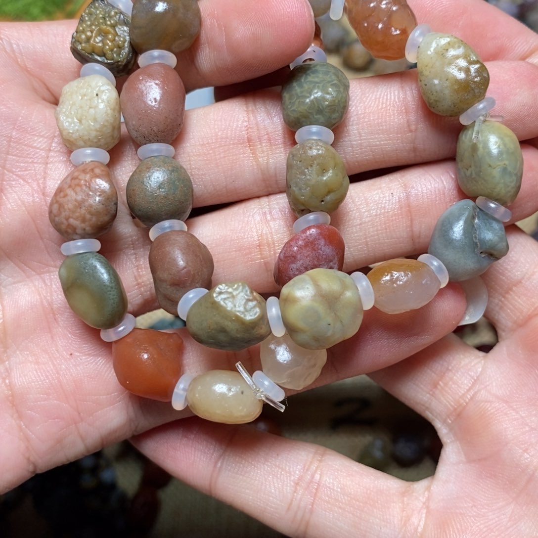 玛瑙/玉髓手链合金