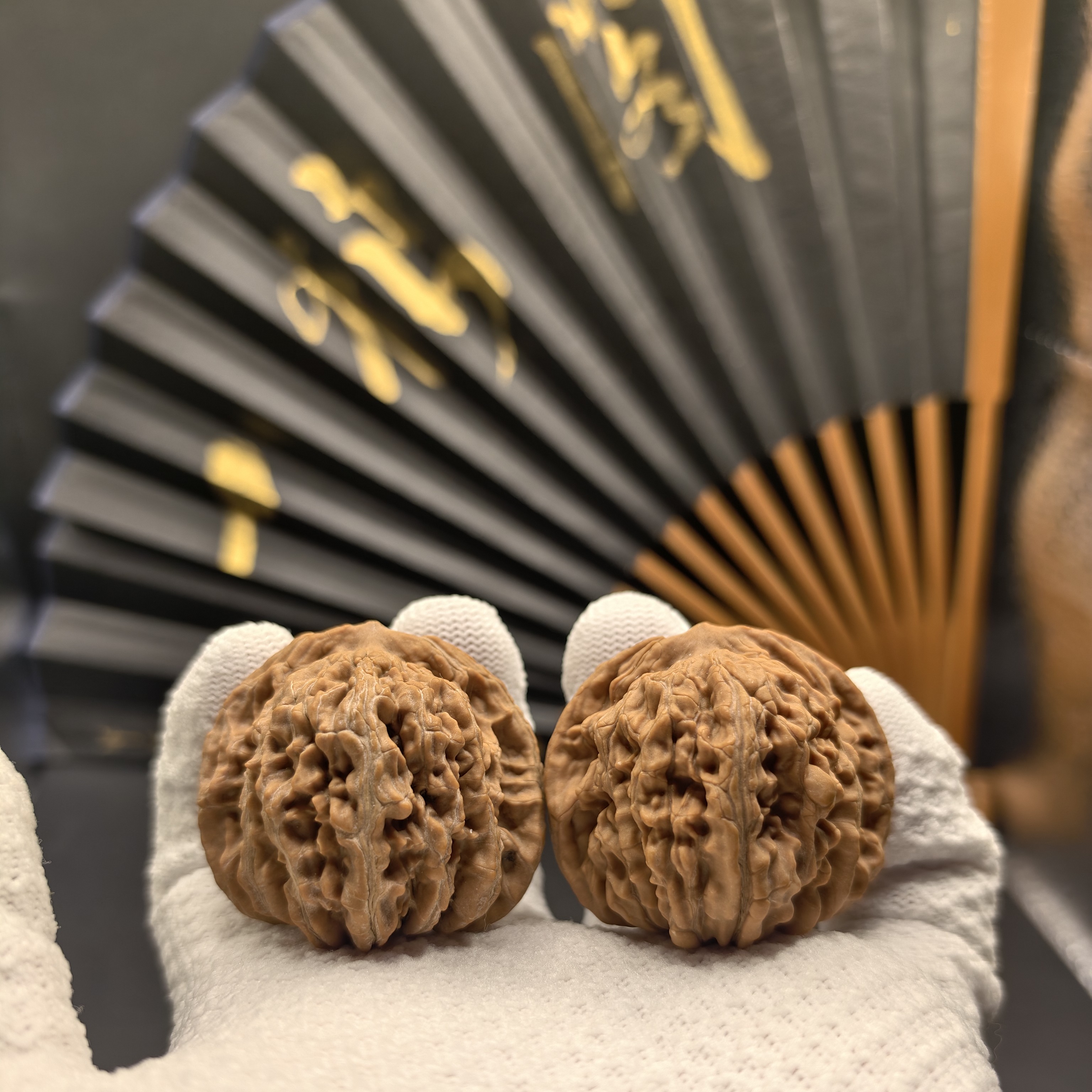 s4408全品山地 四座楼狮子头 44.5边40肚38高 文玩核桃新果原生态