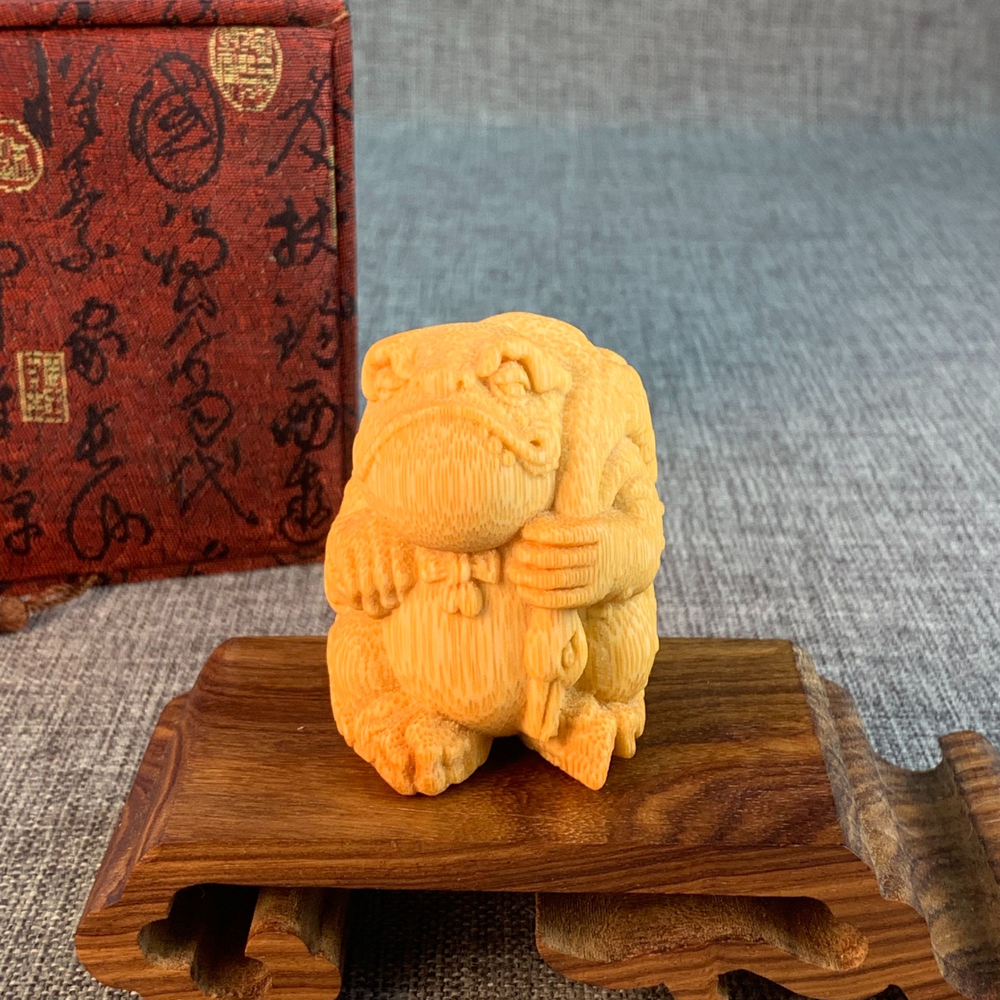 实心竹 癞蛤蟆背天鹅