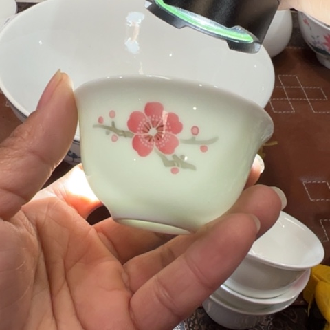 碗醴陵釉下手绘40毫升