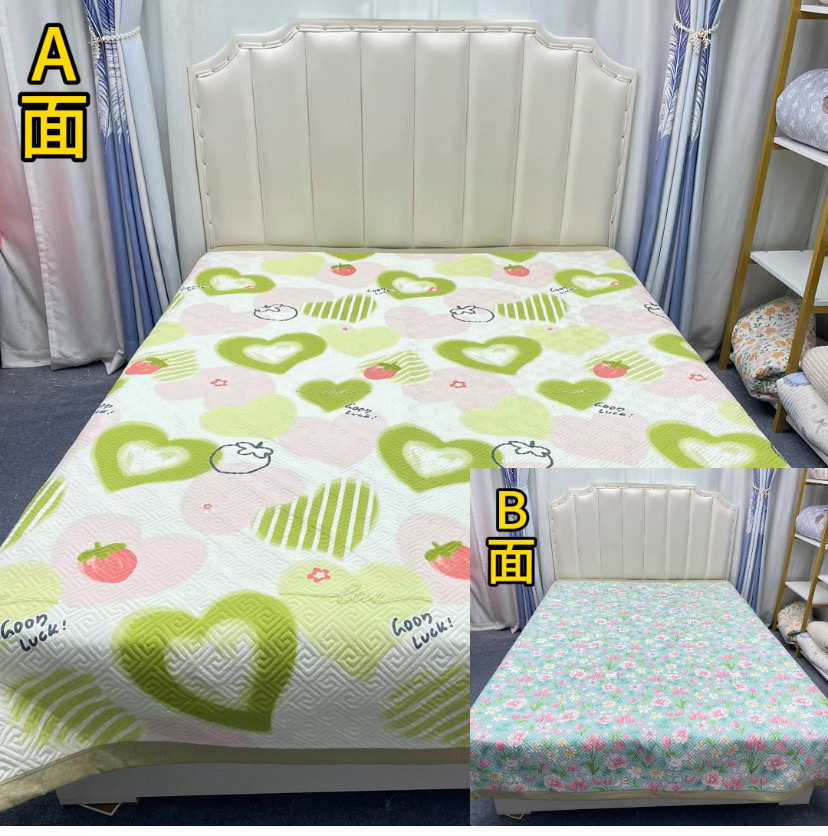 高端精舒棉四季绗缝床盖 双面可铺 可机洗 不缩水