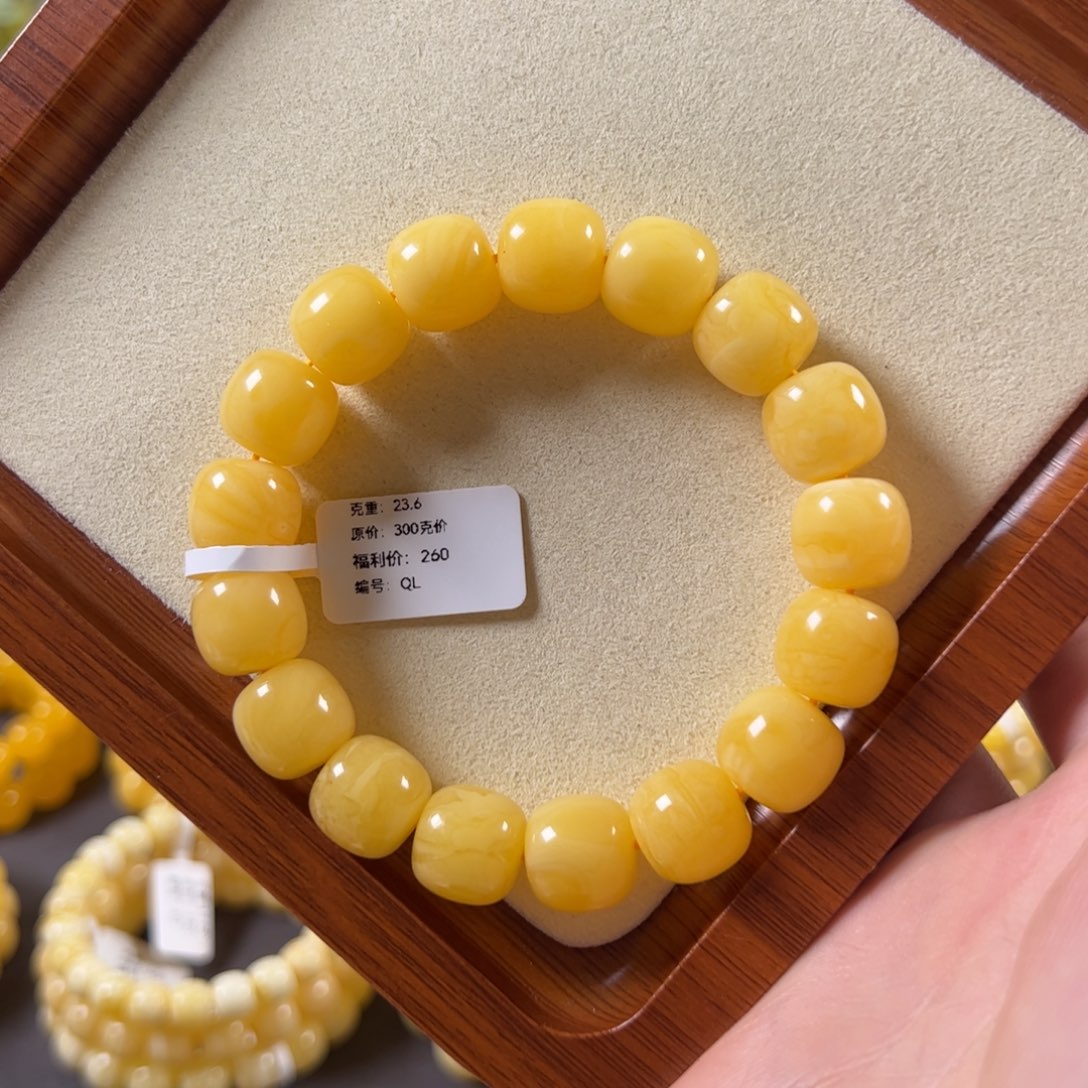 裸石蜜蜡未镶嵌13mm焦皮奶橘满蜡老型ql