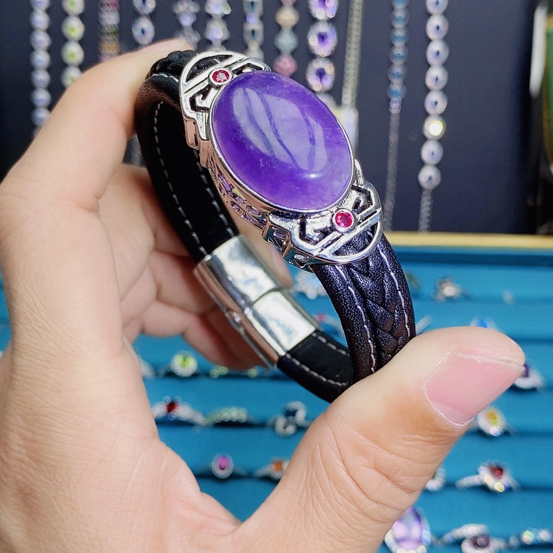 橄榄石手链银S925镶嵌