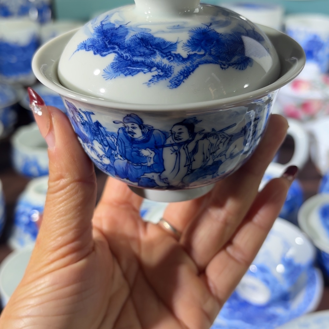 陶全手工全手绘陶瓷
