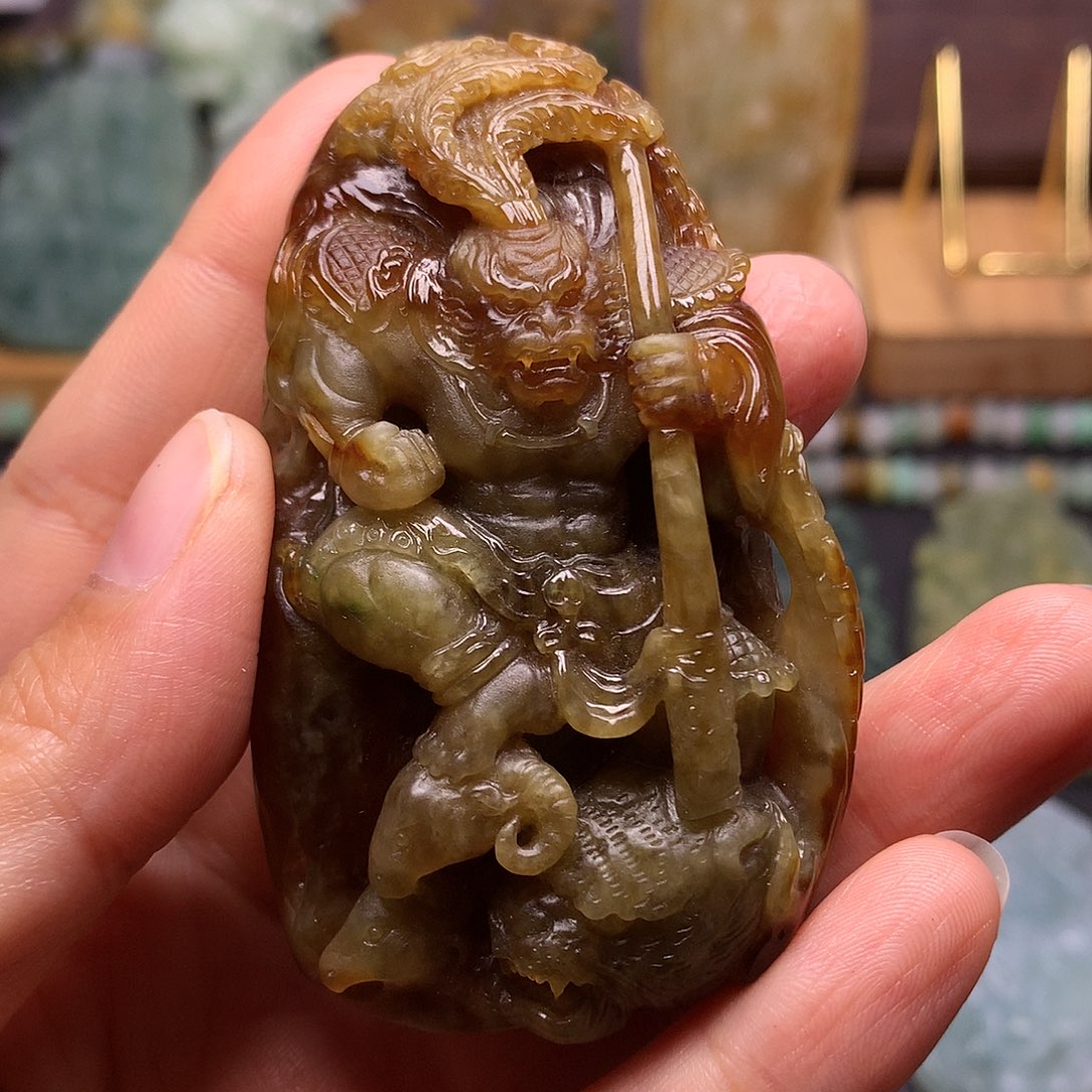 定制翡翠未镶嵌孔翡翠