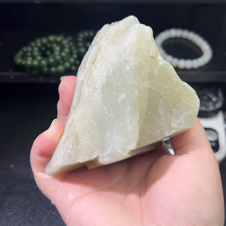 和田玉（糖玉）未镶嵌车挂