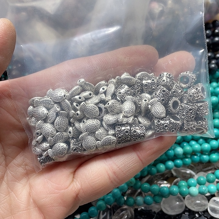 玛瑙/玉髓珠宝半成品未镶嵌喵***?一包配件