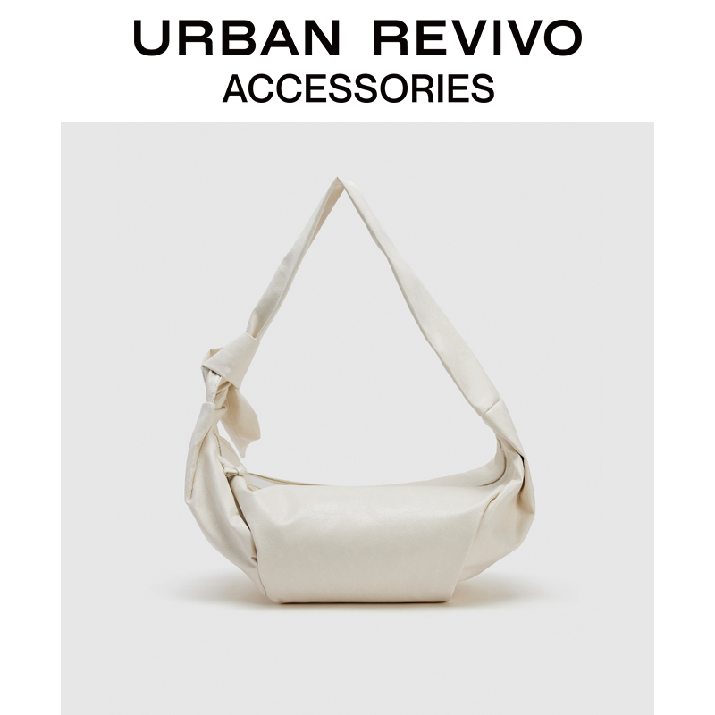 URBAN REVIVO2025秋季新款女摩登时尚饺子包斜挎包UAWB50077