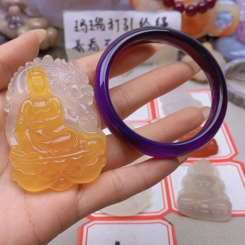 【闪购商品】未镶嵌玛瑙/玉髓珠宝半成品M**h