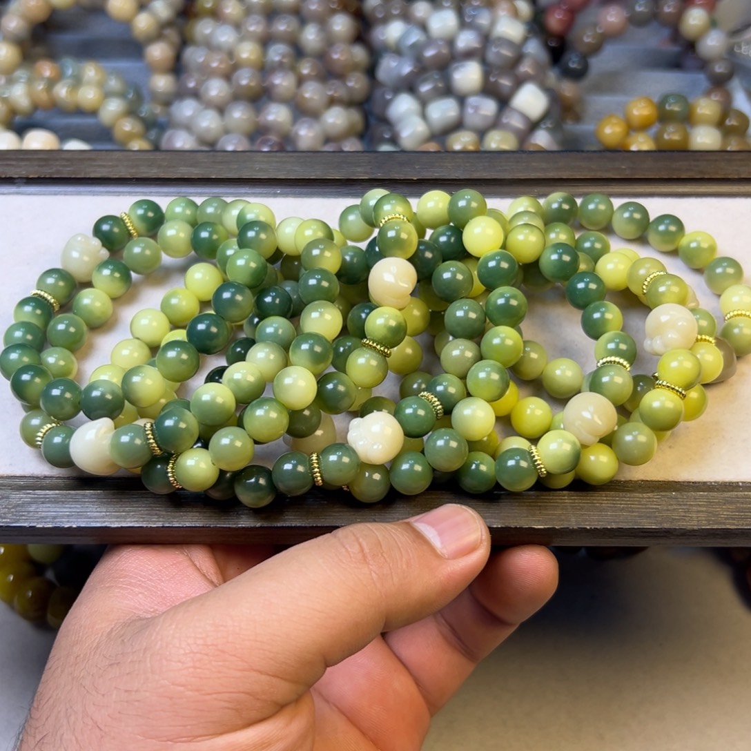 手串菩提根/象牙果小青柠猫爪  卡10  随机发货