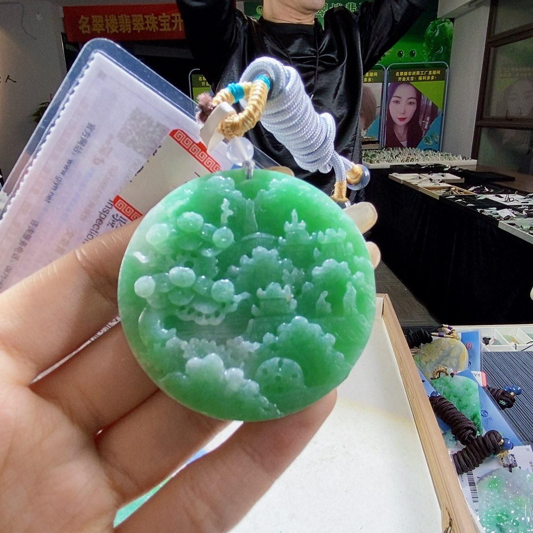 颈饰未镶嵌翡翠翡翠