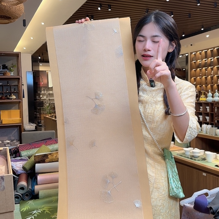 烫金纱三米白纱烫金纱