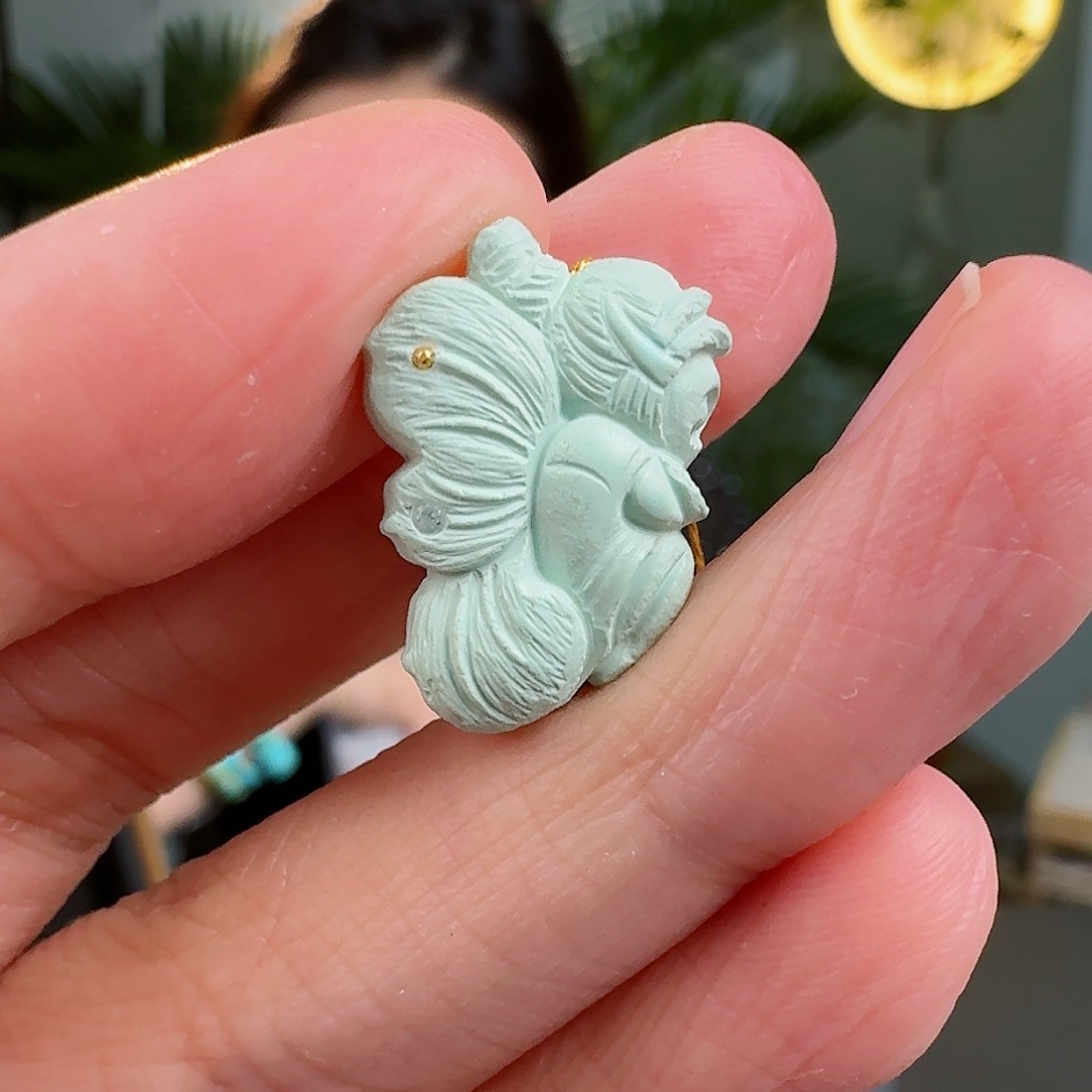 绿松石珠宝奇石未镶嵌