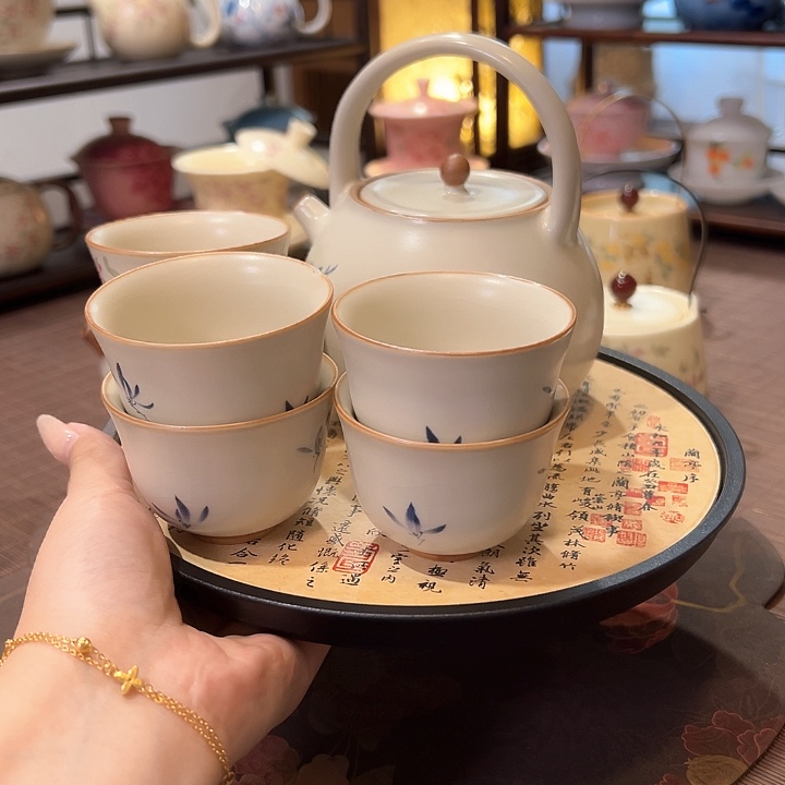 一壶6杯带茶盘套装