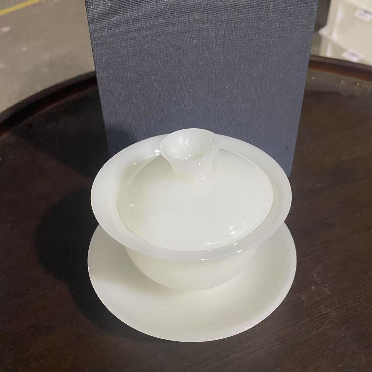 璞玉-上釉款-元宝盖碗100毫升CC8730