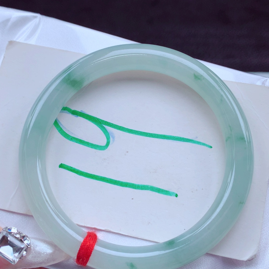 翡翠手镯未镶嵌天然缅甸翡翠A货手镯