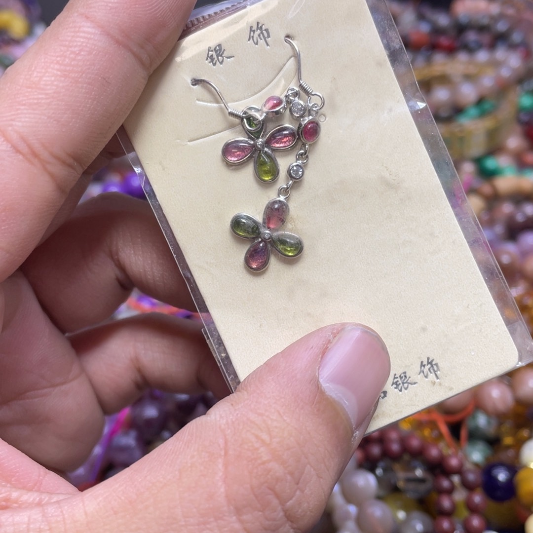 紫晶颈饰银S800镀金镶嵌