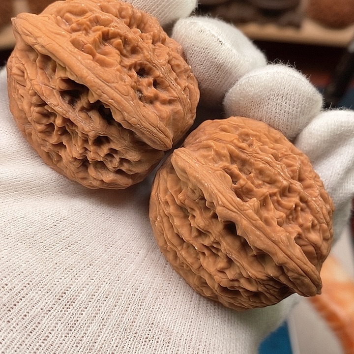 吊坠文玩核桃39全品白茬山地红皮42克原桩麦虎