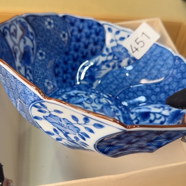 瓷片很好看的钵子