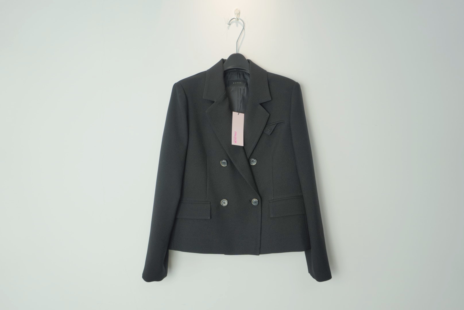JK8 韩专柜经典双排扣休闲西服