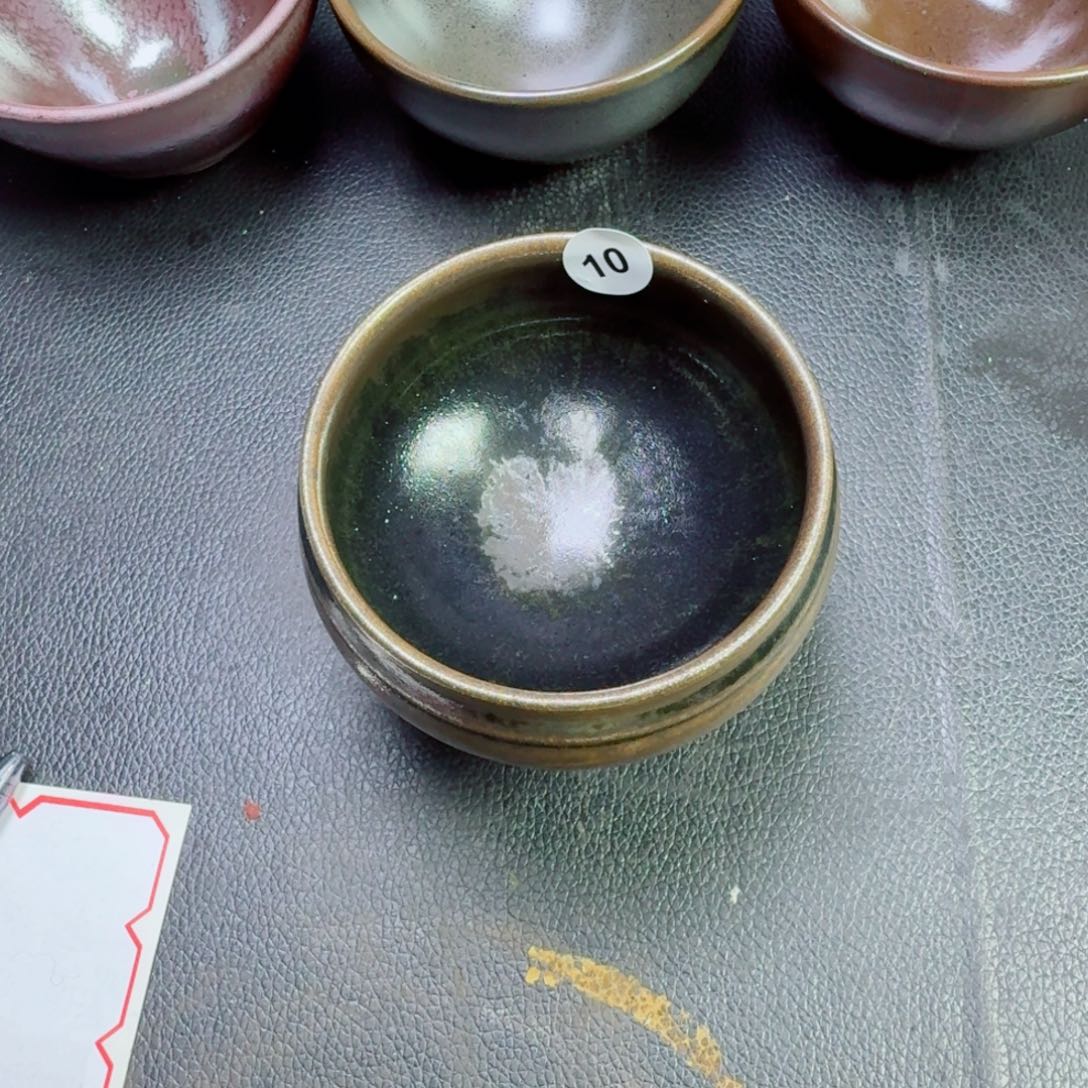 灵***溪摆件古时茶器建窑建盏10