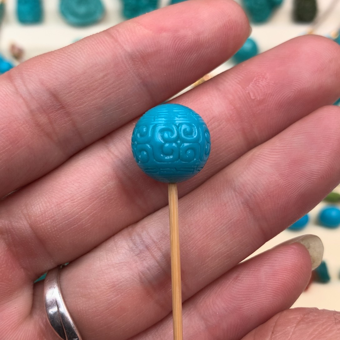 绿松石珠宝奇石未镶嵌