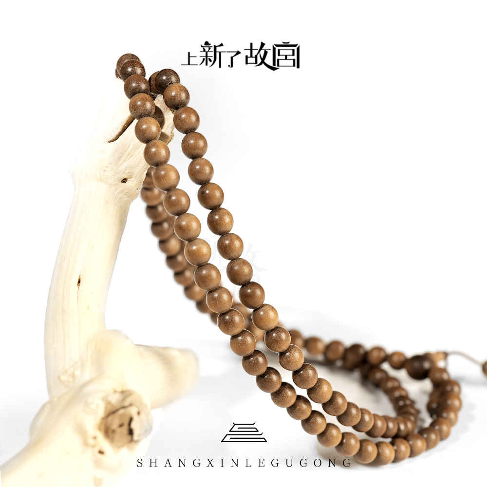 上新了故宫【央】老山檀6mm多圈手串脖挂 （预）