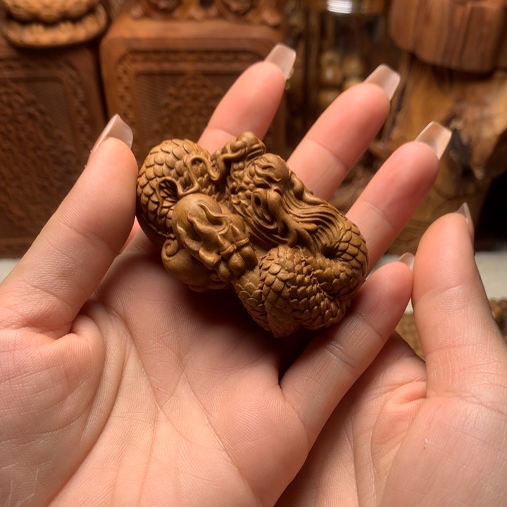 檀香木其他老山檀香手把件
