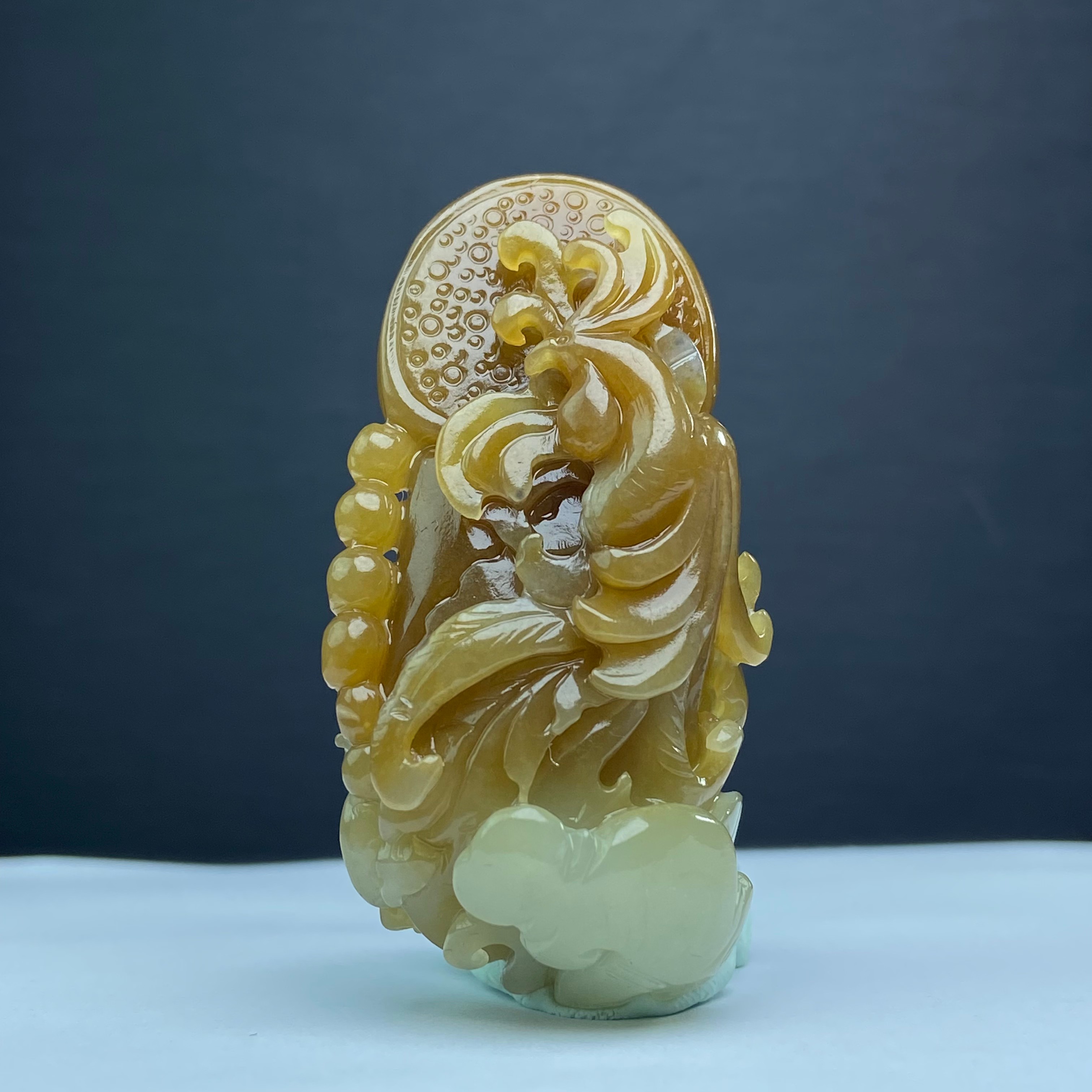 XK2062L 和田玉 凤舞九天