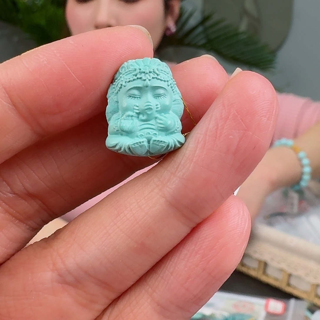 绿松石珠宝奇石未镶嵌