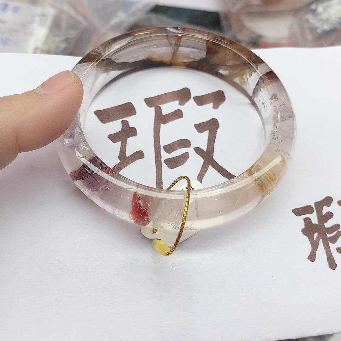水晶手镯未镶嵌013（5960瑕疵