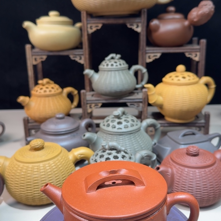 紫砂茶壶原矿精挑降坡泥汉瓦